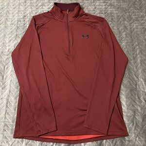 Under Armour Burgundy HeatGear Pullover